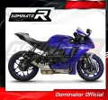 exhaust muffler DOMINATOR GP BLACK fits to Yamaha YZF R1 1000 RN49 2017  2019 4
