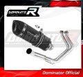 kompletny układ wydechowy z tłumikiem DOMINATOR Full System HP1 CZARNY pasujący do motocykla Kawasaki Z650 2017 - 2023 2