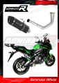 complete exhaust system with muffler DOMINATOR Full System HP1 BLACK fits to Kawasaki VERSYS 650 2015  2020