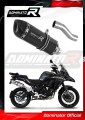 wydech tłumik DOMINATOR HP1 CZARNY pasujący do motocykla Benelli TRK 502X 2018 - 2021