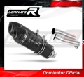 exhaust muffler DOMINATOR HP1 BLACK fits to Aprilia RSV 1000 R 2004  2009