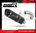 exhaust muffler DOMINATOR HP1 BLACK fits to Aprilia ETV 1200 Caponord 2013  2016 2