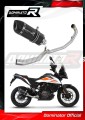 kompletny układ wydechowy z tłumikiem DOMINATOR Full System HP1 CZARNY pasujący do motocykla KTM 390 Adventure 2020 - 2023