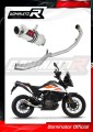 complete exhaust system with muffler DOMINATOR Full System GP1 fits to KTM 390 Adventure 2020  2023 2