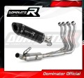 kompletny układ wydechowy z tłumikiem DOMINATOR Full System HP8 CZARNY pasujący do motocykla Suzuki GSX-S 1000 / F 2015 - 2020 2