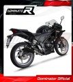 exhaust muffler DOMINATOR GP BLACK fits to Honda CBR 250 R 2011  2013 3