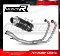 complete exhaust system with muffler DOMINATOR Full System GP1 BLACK fits to Suzuki GS 500E 1989  2009 2
