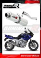 exhaust muffler DOMINATOR ROUND fits to Yamaha TDM 850 Right Side 1996  2001