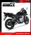 kompletny układ wydechowy z tłumikiem DOMINATOR Full System GP1 CZARNY pasujący do motocykla Suzuki GSF 1250 N / S BANDIT 2007 - 2016 3
