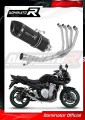 kompletny układ wydechowy z tłumikiem DOMINATOR Full System HP1 CZARNY pasujący do motocykla Suzuki GSF 1250 N / S BANDIT 2007 - 2016