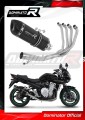 kompletny układ wydechowy z tłumikiem DOMINATOR Full System HP1 CZARNY pasujący do motocykla Suzuki GSF 650 BANDIT N / S 2007 - 2016