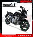 complete exhaust system with muffler DOMINATOR Full System HP1 BLACK fits to Suzuki GSF 650 BANDIT N / S 2007  2016 5