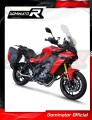 Yamaha Tracer 9 / GT 2021 - 2022 EXHAUST Collector Manifold Full System EX Muffler Auspuff Sportauspuff Silencer Echappement Silencieux Scarico Scarichi Escape Wydech Tłumik HP6 BLACK Dominator Exhaust System 5