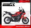 complete exhaust system with muffler DOMINATOR Full System HP8 BLACK EX fits to Yamaha Tracer 9 / GT 2021  2023 5