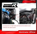 YAMAHA Tenere700 EURO 5 2021 -2022 Exhaust Cat Eliminator Catalyst Catalytic Converter Linkpipe Decat Downpipe  Headers Head Pipe Down Pipe Collector Manifold  DOMINATOR 7