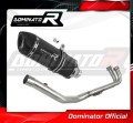 complete exhaust system with muffler DOMINATOR Full System HP1 BLACK fits to Yamaha XP 530 TMAX 2012  2016 4