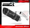 exhaust muffler DOMINATOR HP1 BLACK fits to Suzuki DL 650 VStrom 2004  2006 4