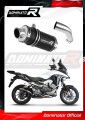 exhaust muffler DOMINATOR GP1 BLACK fits to Honda VFR 800 X Crossrunner 2015  2021 5