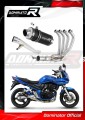 complete exhaust system with muffler DOMINATOR Full System GP1 BLACK fits to Suzuki GSF 650 BANDIT N / S 2005  2006 3