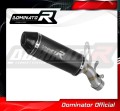 exhaust muffler DOMINATOR HP3 BLACK fits to Ducati Multistrada 950 / 950 S 2017  2020 4