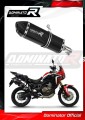 exhaust muffler DOMINATOR HP7 BLACK fits to Honda CRF 1000L Africa Twin 2016  2019 3