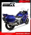 FJR 1300 Yamaha Muffler Auspuff Sportauspuff Silencer Echappement Silencieux Scarico Scarichi Escape Wydech Tłumik Carbon End Cap HP1 BLACK DOMINATOR Exhaust System 3