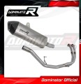 kompletny układ wydechowy z tłumikiem DOMINATOR Full System Tytanowy HP7 pasujący do motocykla Benelli TRK 502 X 2018 - 2021 2