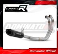kompletny układ wydechowy z tłumikiem DOMINATOR Full System HP8 CZARNY pasujący do motocykla Aprilia Tuono 660 2021 - 2024