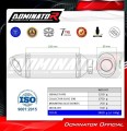 kompletny układ wydechowy z tłumikiem DOMINATOR Full System HP8 pasujący do motocykla KTM RC 390 2022 - 2024 5