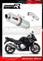 wydech tłumik DOMINATOR Owalny pasujący do motocykla Suzuki GSXF 650 2007 - 2016