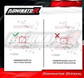 Husqvarna 701 SM Supermoto 2021-2023 Motorcycle Dominator Exhaust Silencer Muffler Pot d'échappement Marmitta Escape HP1 BLACK 5
