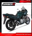 complete exhaust system with muffler DOMINATOR Full System GP1 BLACK fits to Yamaha XJ 900 Diversion 1994  2003 3