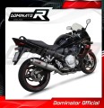 kompletny układ wydechowy z tłumikiem DOMINATOR Full System Okrągły pasujący do motocykla Suzuki GSXF 650 2007 - 2016 3