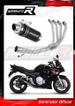 complete exhaust system with muffler DOMINATOR Full System GP1 BLACK fits to Suzuki GSXF 650 2007  2016