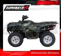 Yamaha YFM 700 Grizzly 2007 - 2015 motorcycle Exhaust Muffler Auspuff Sportauspuff Silencer Echappement Silencieux Scarico Scarichi Escape Wydech Tłumik P7 BLACK Dominator Exhaust System 3