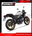 complete exhaust system with muffler DOMINATOR Full System HP3 BLACK fits to Honda VTR 250 2009  2015 3