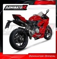 complete exhaust system with muffler DOMINATOR Full System HP8 BLACK fits to Ducati Panigale V2 2020  2023 5