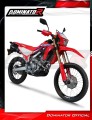 kompletny układ wydechowy z tłumikiem DOMINATOR Full System MX2 CZARNY pasujący do motocykla Honda CRF 300L / Rally 2021 - 2023 5