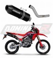 Honda CRF 300L / Rally 2021 - 2023 motorcycle Exhaust Muffler Auspuff Sportauspuff Silencer Echappement Silencieux Scarico Scarichi Escape Wydech Tłumik MX2 BLACK Dominator Exhaust System 5