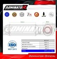Ducati DesertX 2022 - 2023 Kolektor wydech tłumik MX2 BLACK + dB killer motorcycle Exhaust Full system Collector Manifold Muffler échappement Marmitta Escape Dominator Exhaust System 6