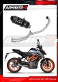kompletny układ wydechowy z tłumikiem DOMINATOR Full System HP3 CZARNY pasujący do motocykla KTM 390 Duke 2021 - 2023