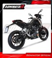 exhaust muffler DOMINATOR HP3 BLACK fits to KTM 125 Duke 2012  2016 3