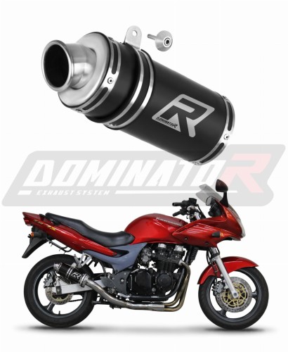 exhaust muffler DOMINATOR GP1 BLACK fits to Kawasaki ZR7 / ZR7S 1999  2004 5