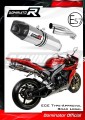 exhaust muffler DOMINATOR homologated road legal HP1 fits to Yamaha YZF R1 1000 RN12 2004  2006
