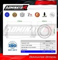 complete exhaust system with muffler DOMINATOR Full System GPS fits to Kawasaki Z1000 2010  2013 5