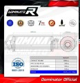 exhaust muffler DOMINATOR ROUND fits to Suzuki SV 650 N 1999  2002 2