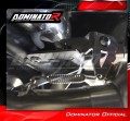 kompletny układ wydechowy z tłumikiem DOMINATOR Full System GP CZARNY pasujący do motocykla Honda CB 650 R 2019 - 2023 4