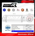 FZ6 FAZER S2 Exhaust Yamaha Muffler Auspuff Sportauspuff Silencer Echappement Silencieux Scarico Scarichi Escape Wydech Tłumik ROUND 2006 - 2010 DOMINATOR 4