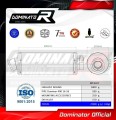 Dominar 400 Exhaust BAJAJ Muffler Auspuff Sportauspuff Silencer Echappement Silencieux Scarico Scarichi Escape ROUND 2016-2018 Dominator 3