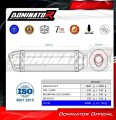 exhaust muffler DOMINATOR homologated road legal HP1 BLACK fits to Kawasaki Z1000 2010  2013 5